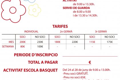 "Estiu a s'Alcázar" abre las inscripciones